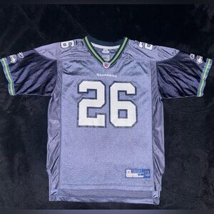 -Vintage Seattle Seahawks Ken Hamlin Kids Reebok  #26 NFL Jersey 
-Size L 14-16